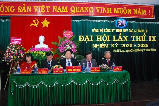 Đảng bộ Cao su Ea H’leo phấn đấu kết nạp từ 30-40 đảng viên